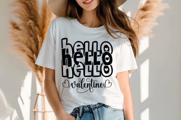 Download Hello Valentine SVG Design - Valentine svg design Collection
