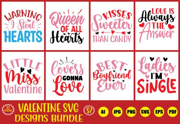 Download Valentine Svg Designs Bundle - Valentine svg design Collection