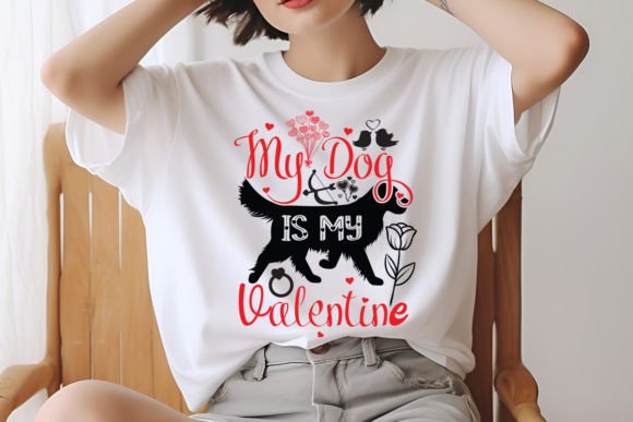 Download My Dog is My Valentine SVG Design - Valentine svg design Collection